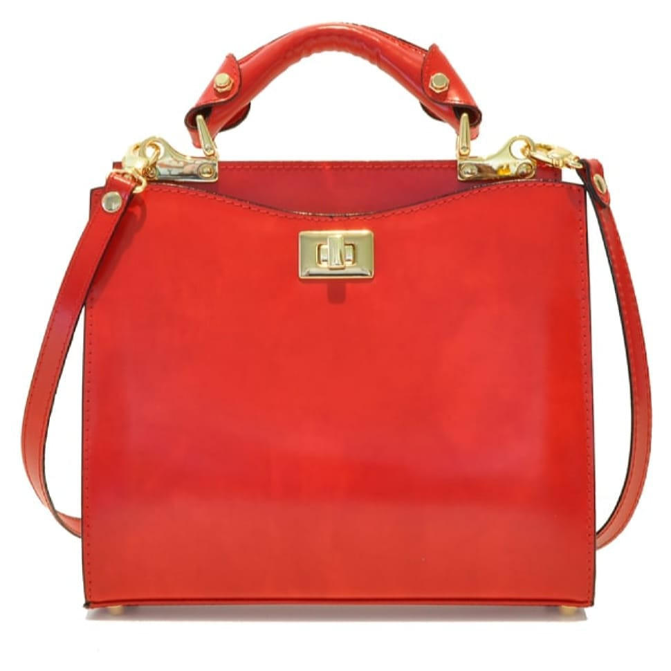 Pratesi RSE150/26 - Anna Maria Luisa de' Medici Невеликий Lady Bag in cow leather Radica Mustard