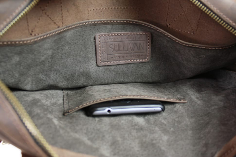 Bag man's for documents large leather A4 SULLIVAN 74220 (46) brown