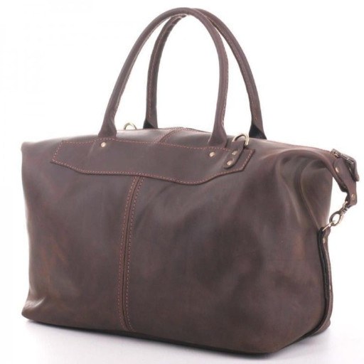 Дорожня шкіряна сумка-саквояж Mtravel_3 Manufatto