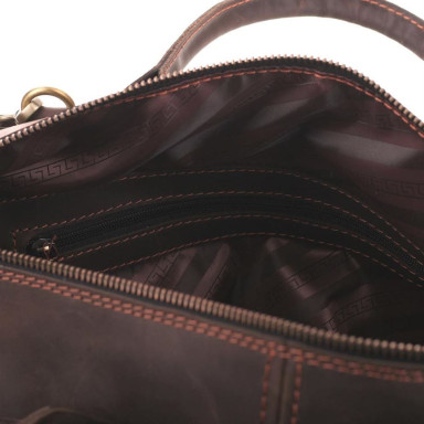 Travel leather satchel Mtravel_3 Manufatto