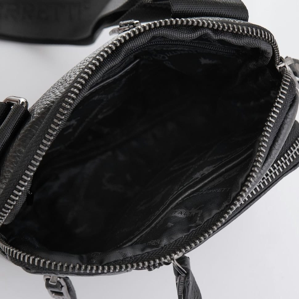 Барсетка м'яка шкіряна GIORGIO FERRETTI GF3481-1 чорна