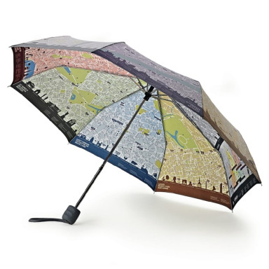 Парасолька жіноча Fulton Brollymap L761 London Map (Карта Лондона)