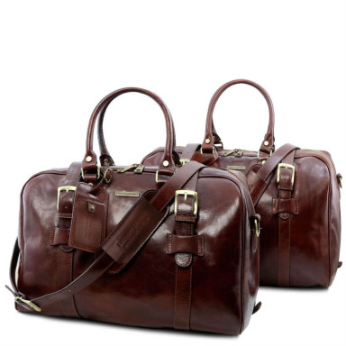 Vespucci Leather travel set Tuscany TL141257