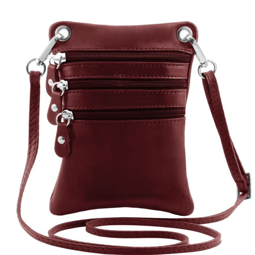 TL BAG - Маленька сумка через плече зі шкіри Tuscany Leather TL141368