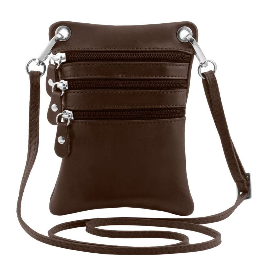 TL BAG - Маленька сумка через плече зі шкіри Tuscany Leather TL141368