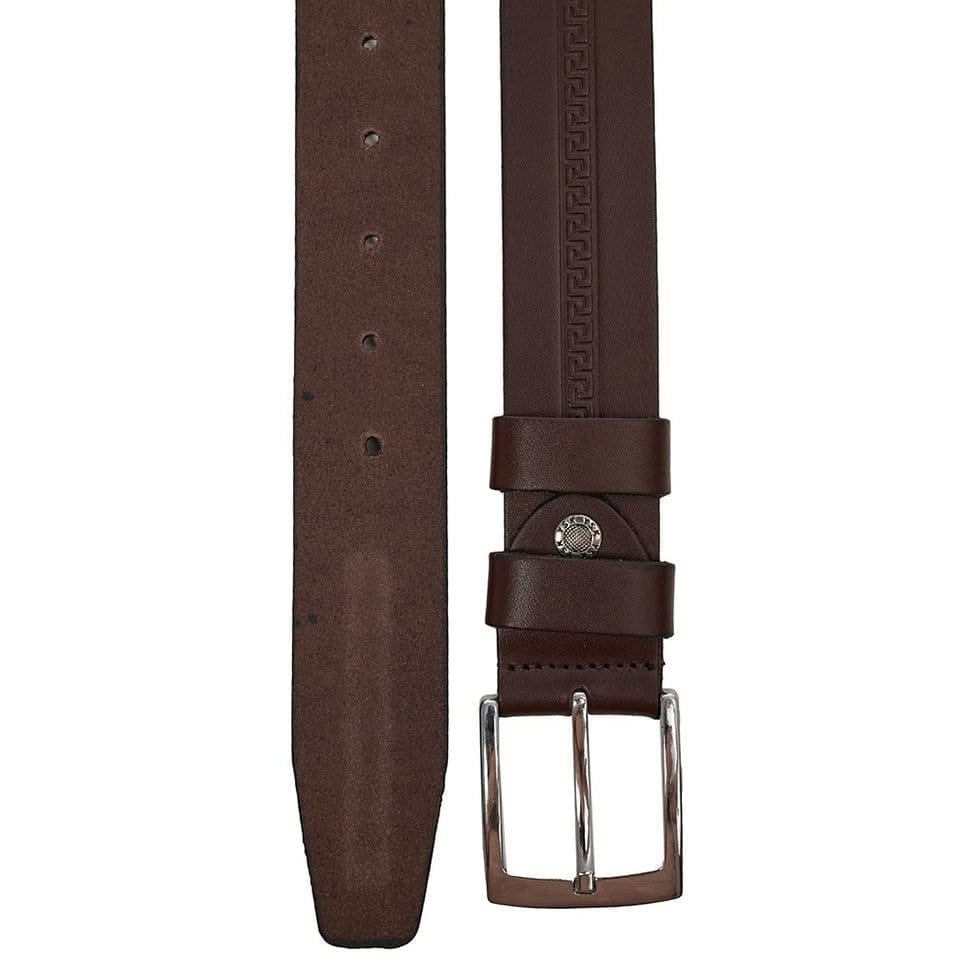 Ремінь шкіряний YSK джинси 4см 4-3032-2 коричневий