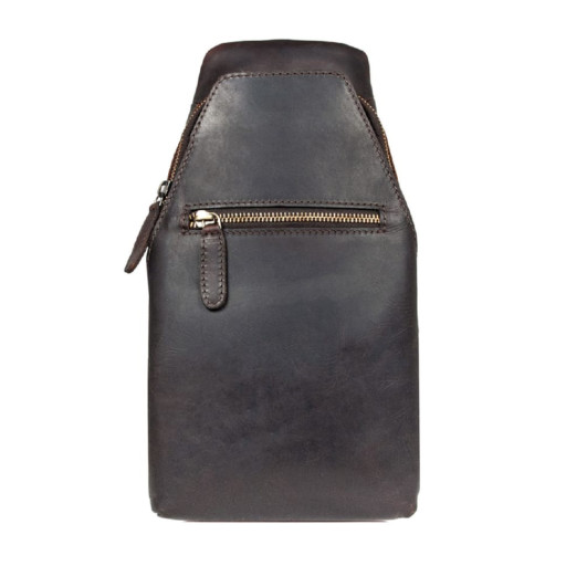 Cумка нагрудна Ashwood K43 Brown (Коричневий)