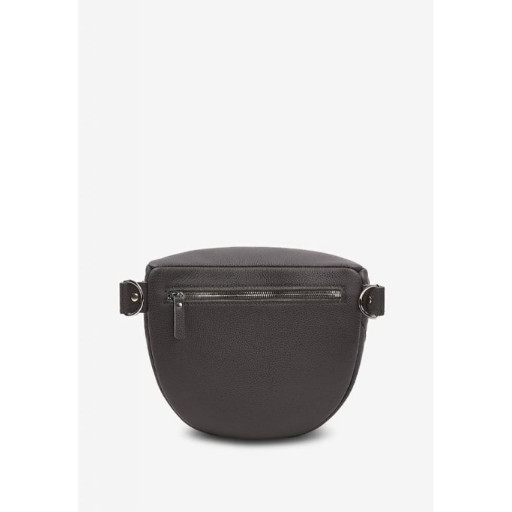 Шкіряна сумка поясна-кроссбоді Vacation графіт флотар