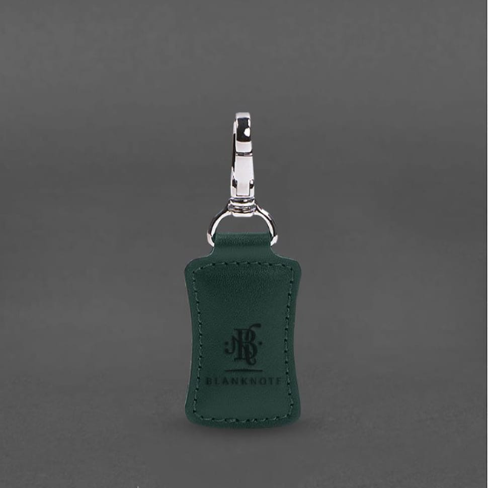 Шкіряний брелок Premium зелений