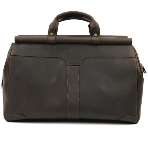 Саквояж середній натуральної кінської шкіри RC-1402-4lx TARWA коричневий