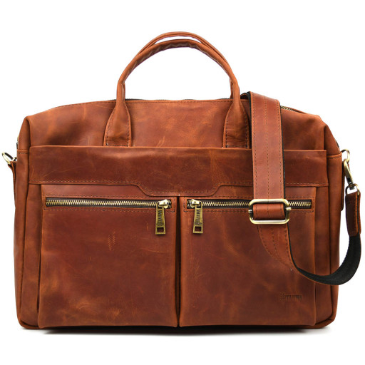 Сумка для ноутбука 15-17 дюймів коньячна TARWA RB-7122-3mdL