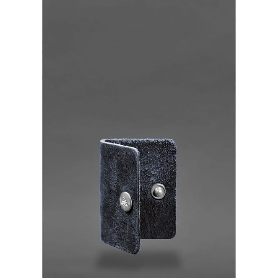 Шкіряний холдер для навушників 2.0 Синій