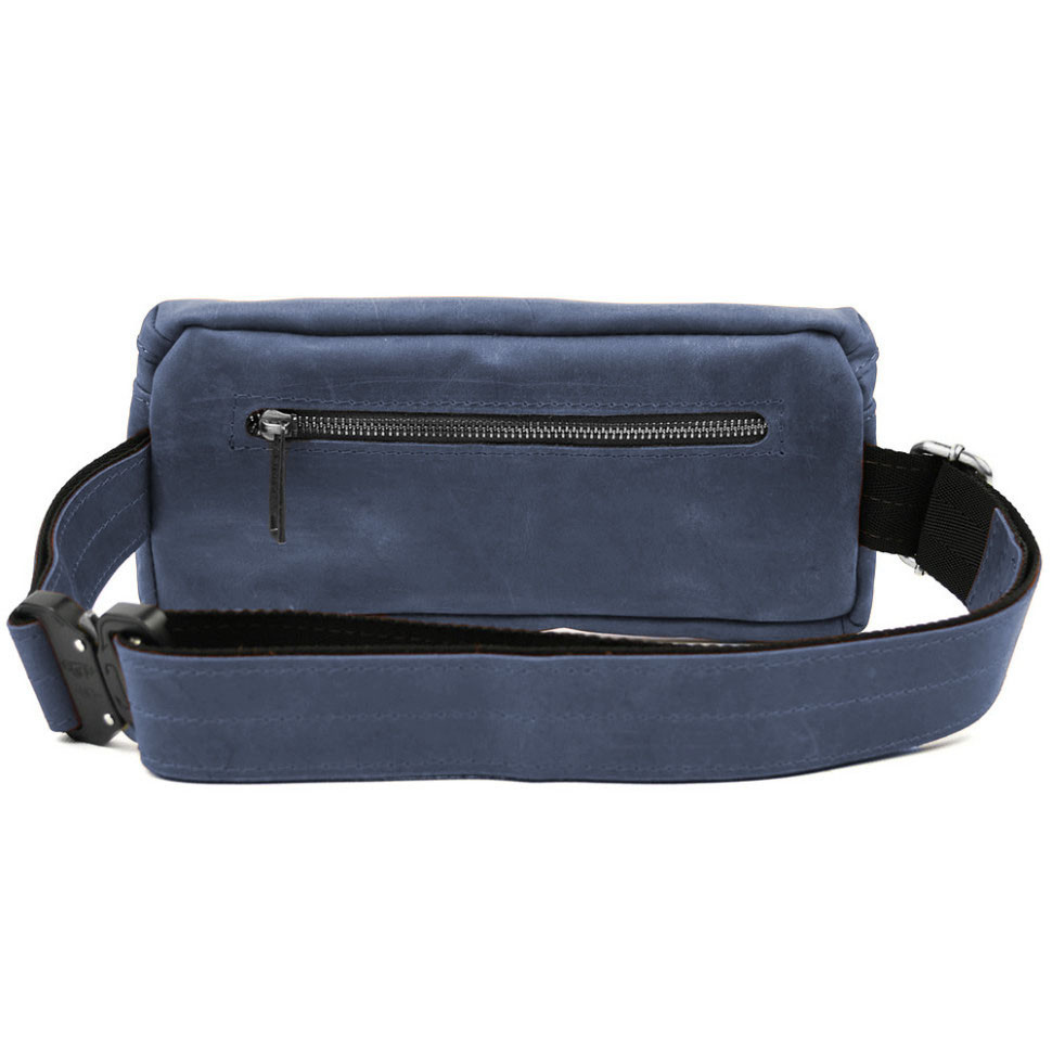 Mens waist bag (over the shoulder) small TARWA Blue (RК-1818-3md)