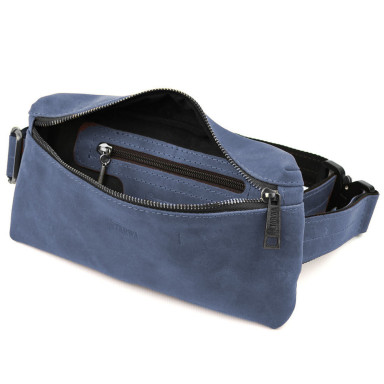 Mens waist bag (over the shoulder) small TARWA Blue (RК-1818-3md)