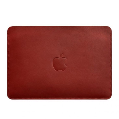 Чехол из натуральной кожи для MacBook 13 дюйм Красный