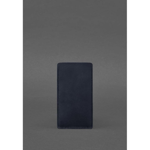 Шкіряний чохол для iPhone 13 Синій Crazy Horse