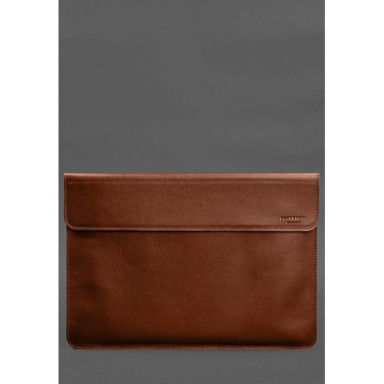 Leather Magnetic Sleeve Case for MacBook Pro 15 (2023) Light Brown