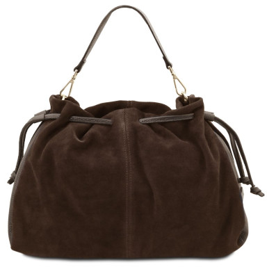 Allure Soft suede leather shopping bag