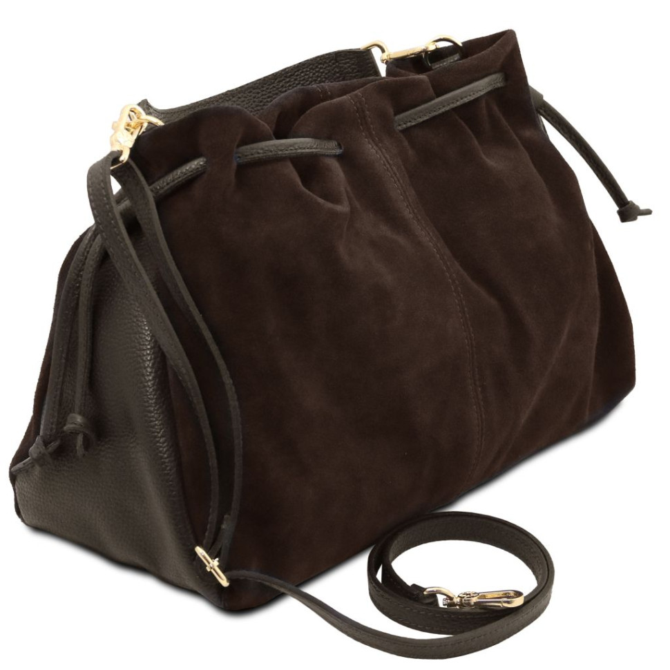 Allure Soft suede leather shopping bag