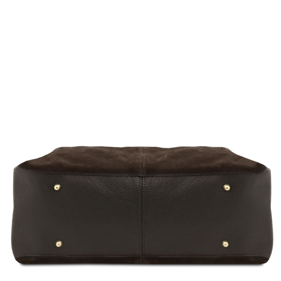 Allure Soft suede leather shopping bag