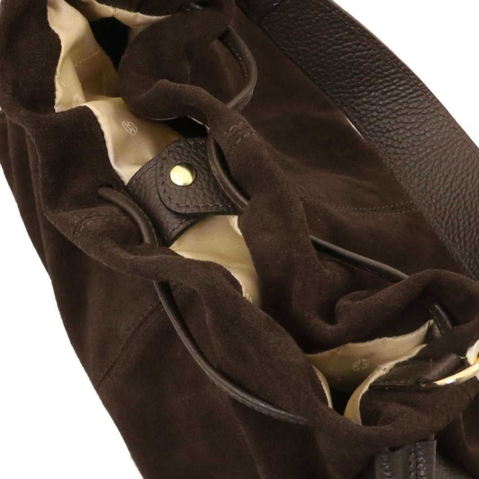 Allure Soft suede leather shopping bag