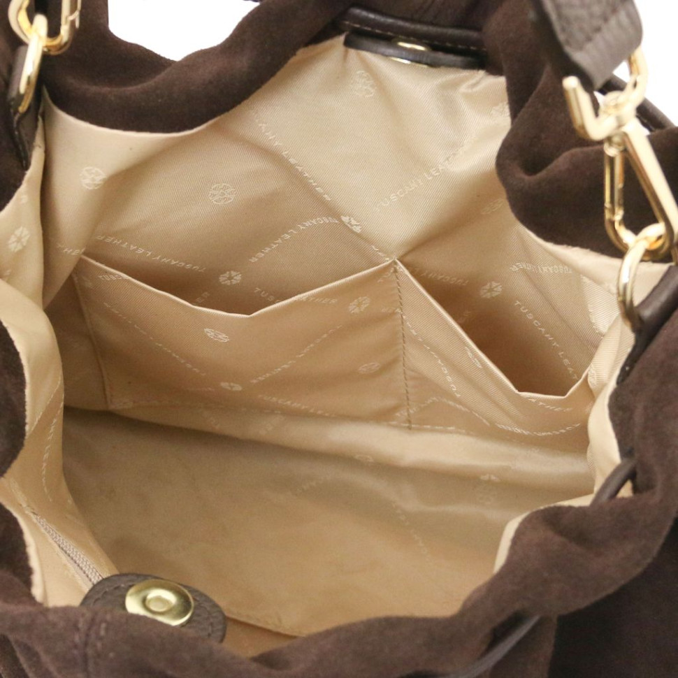 Allure Soft suede leather shopping bag