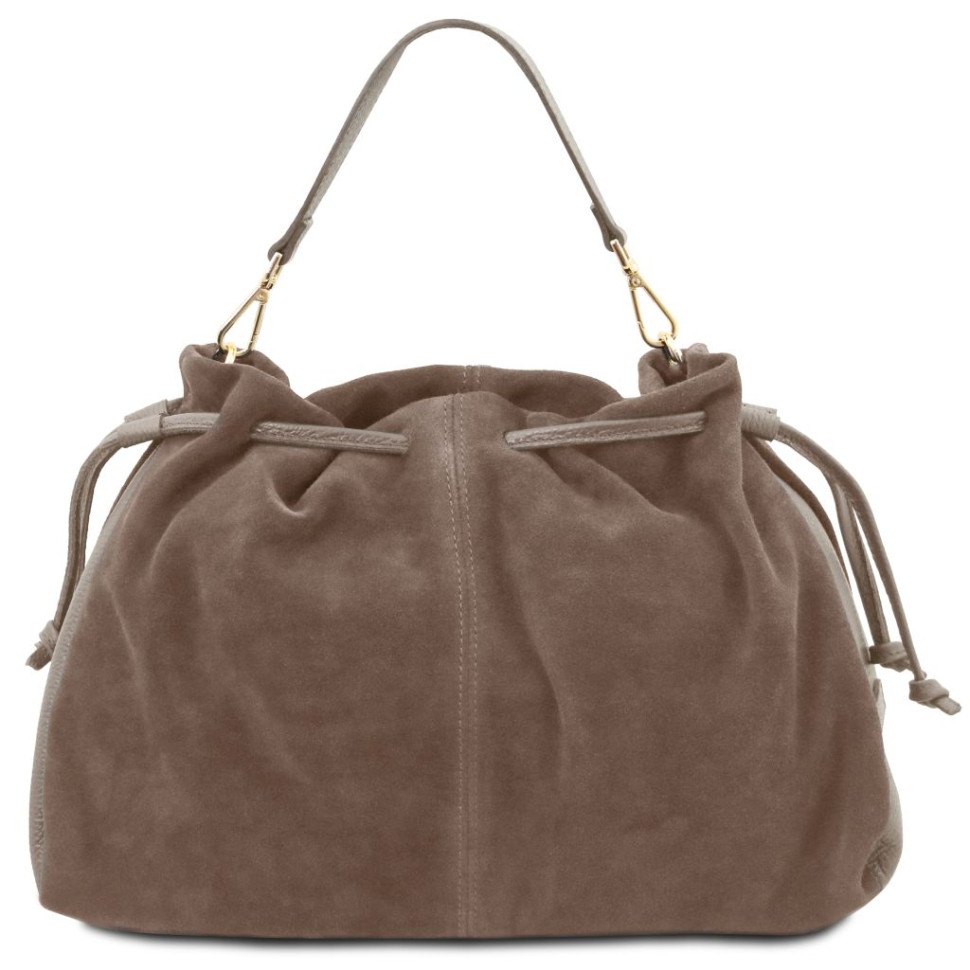 Allure Soft suede leather shopping bag