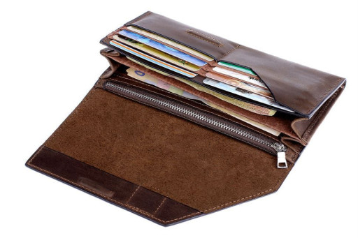 Портмоне Festa, шоколад Grande Pelle 513120