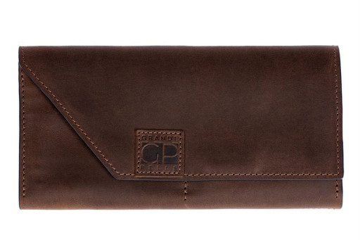 Портмоне Festa, шоколад Grande Pelle 513120