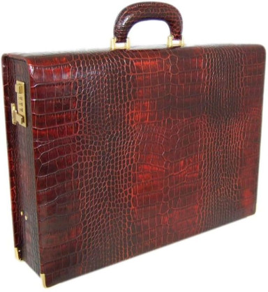 Pratesi KMA317/10D - Machiavelli Big King Attach Case 48H in cow leather King Brown