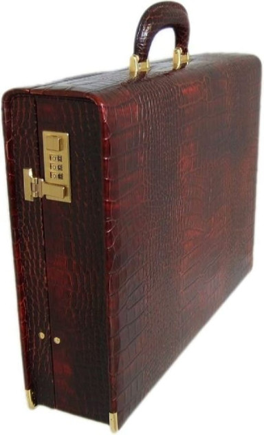 Pratesi KMA317/10D - Machiavelli Big King Attach Case 48H in cow leather King Brown