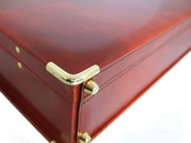 Pratesi KMA317/10D - Machiavelli Big King Attach Case 48H in cow leather King Brown