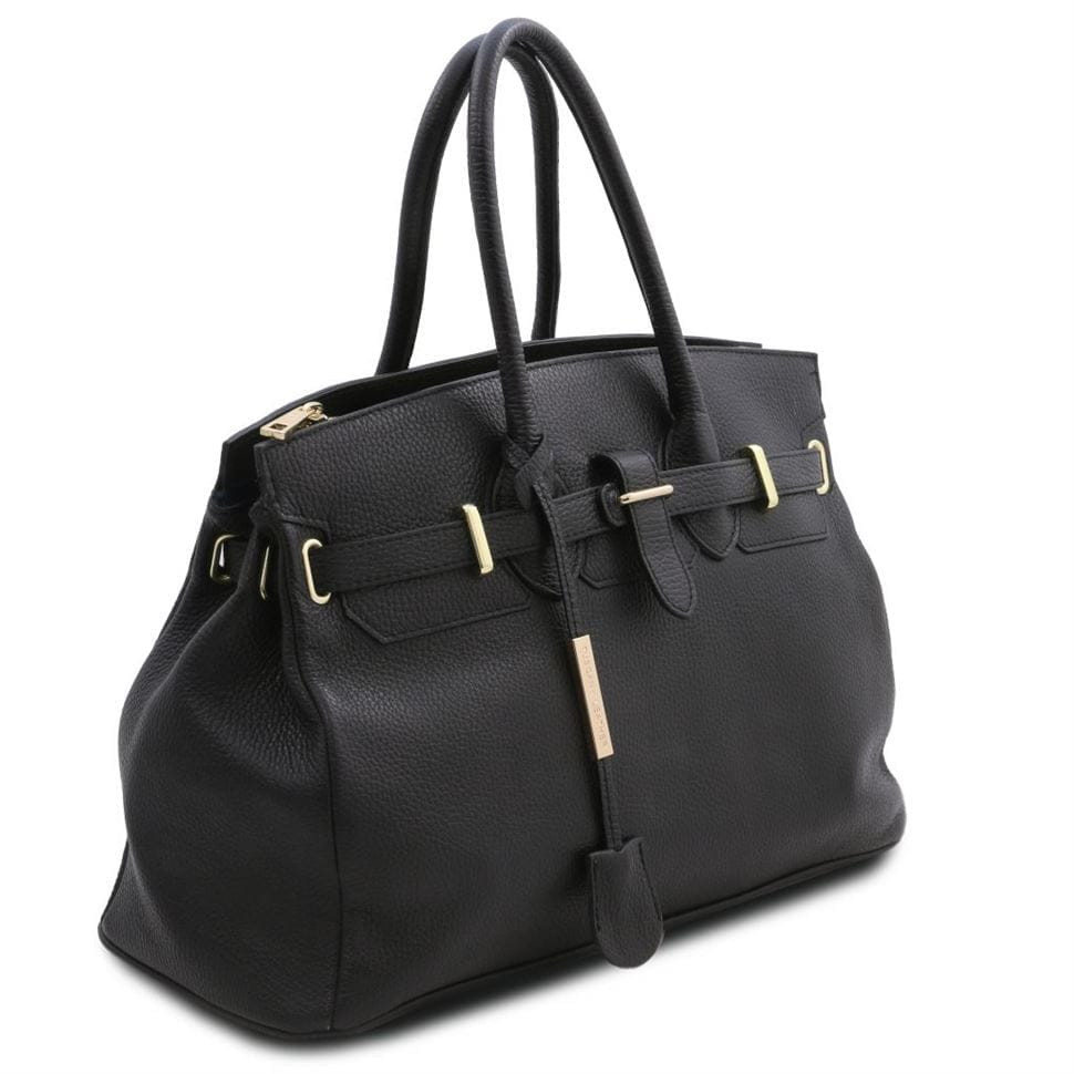 TL Bag Шкіряна сумочка із золотистою фурнітурою Tuscany TL141174