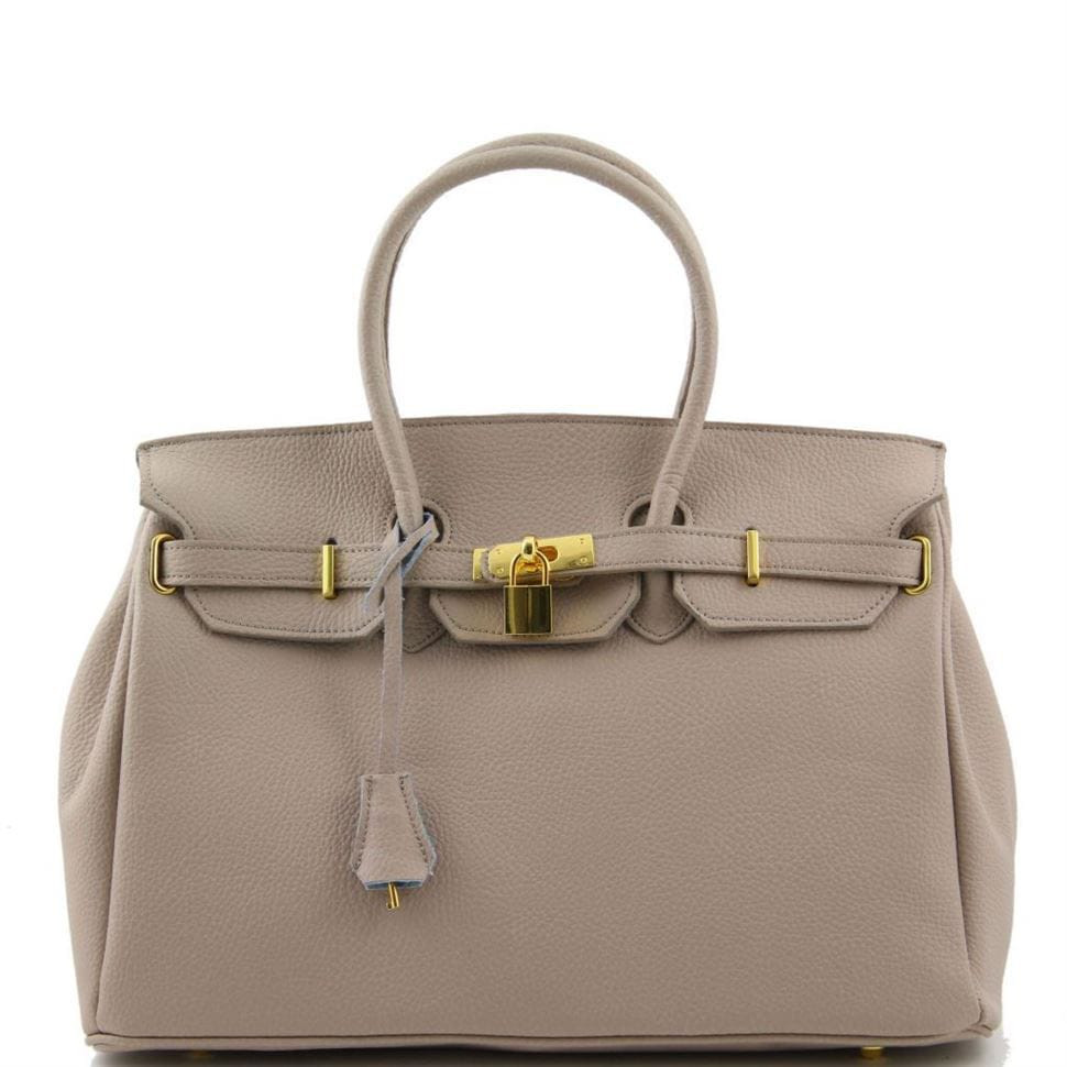 TL Bag Шкіряна сумочка із золотистою фурнітурою Tuscany TL141174