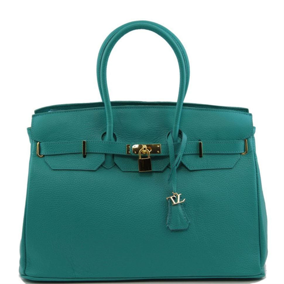 TL Bag Шкіряна сумочка із золотистою фурнітурою Tuscany TL141174