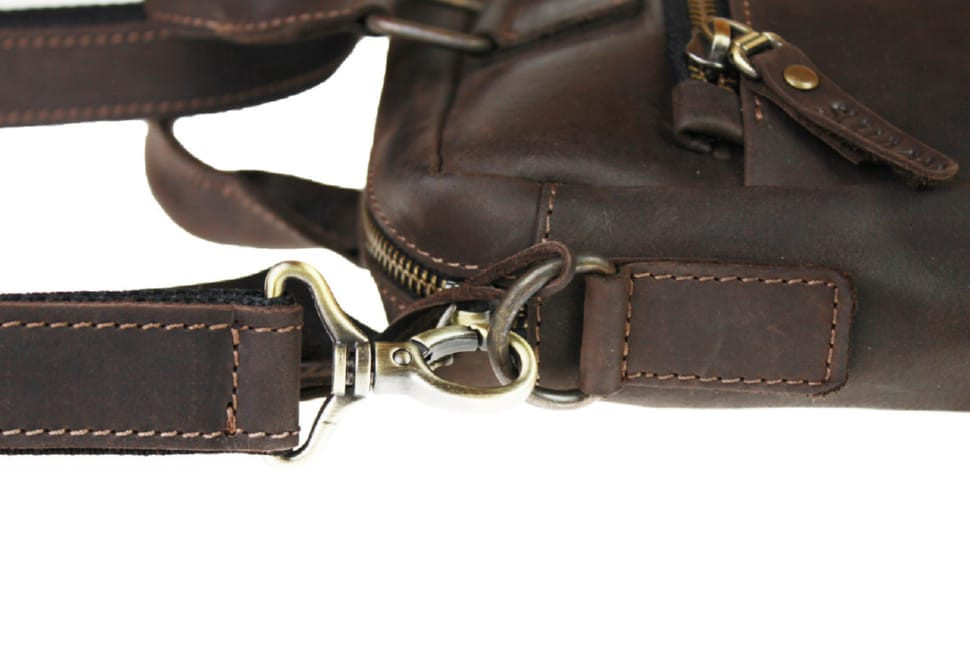 Bag man's for documents large leather A4 SULLIVAN 74221(45) brown