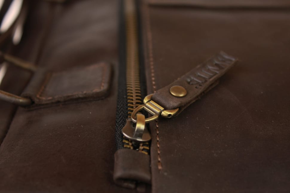 Bag man's for documents large leather A4 SULLIVAN 74221(45) brown