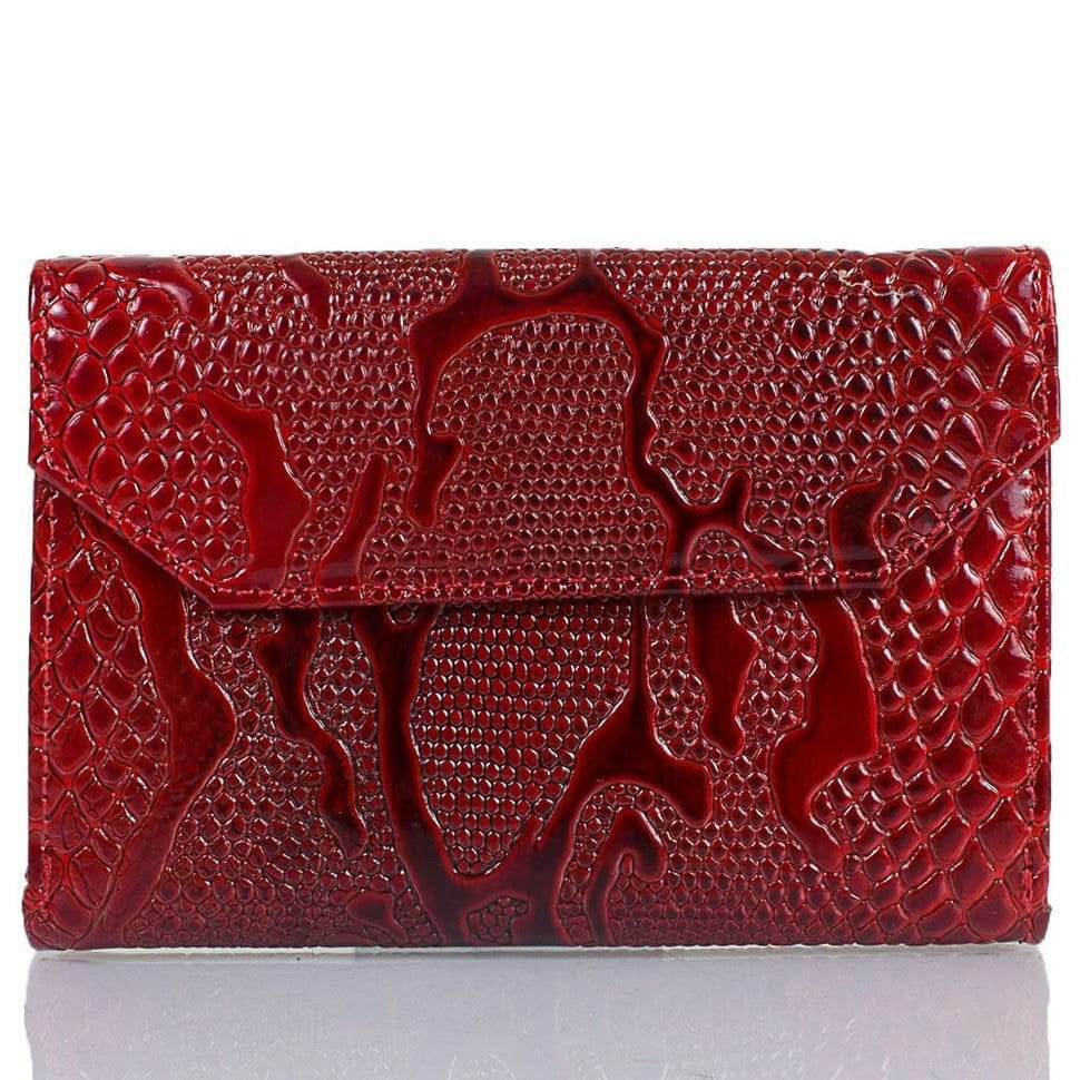 Гаманець жіночий шкіряний Desisan 305-500 червоний візерунок
