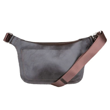 Leather waist bag Grande Pelle 743620 brown