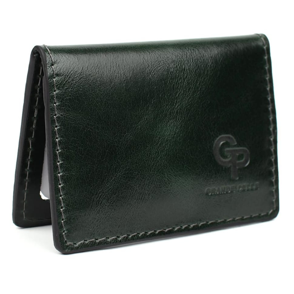 Cover for ID passport car documents rights green Grande Pelle 211391