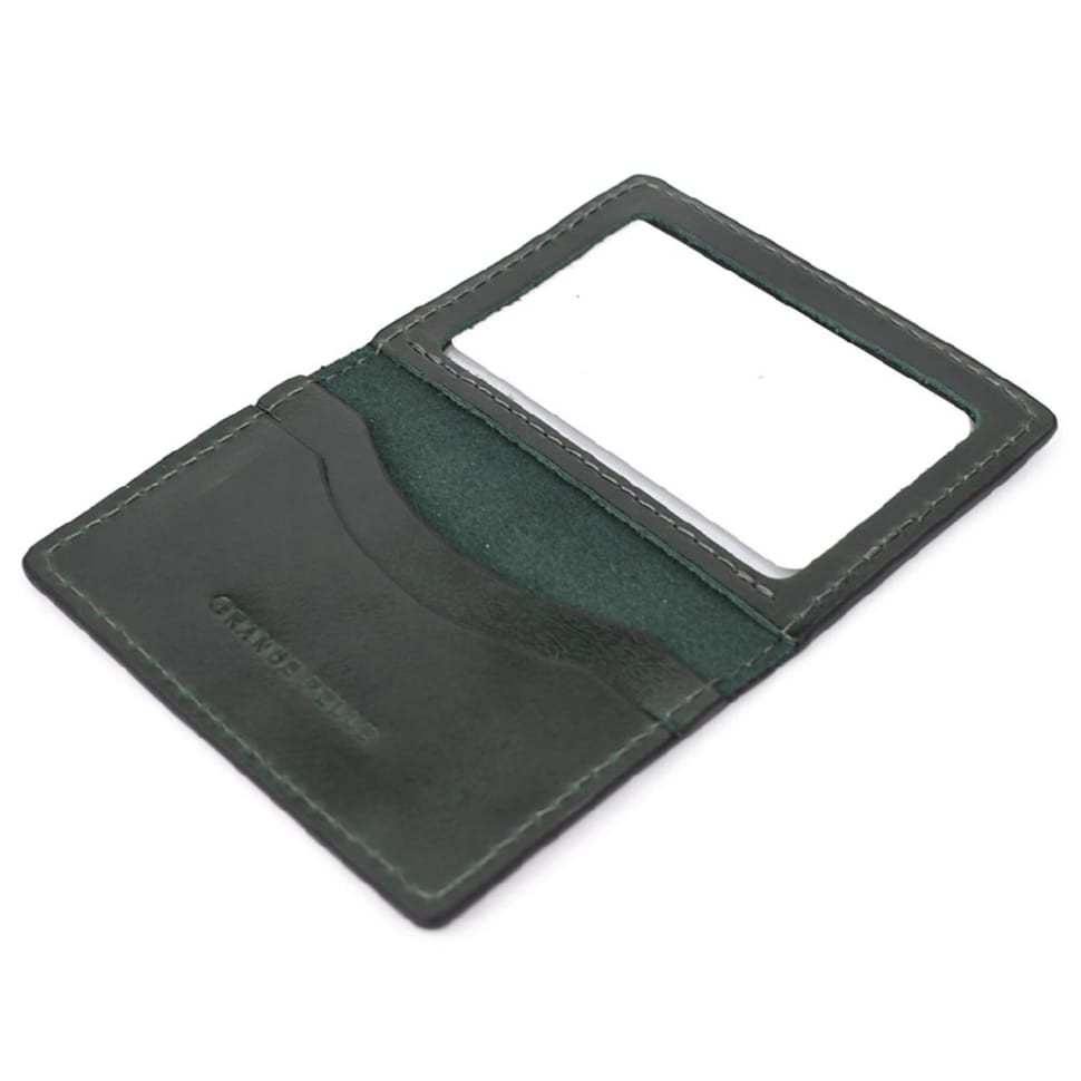 Cover for ID passport car documents rights green Grande Pelle 211391