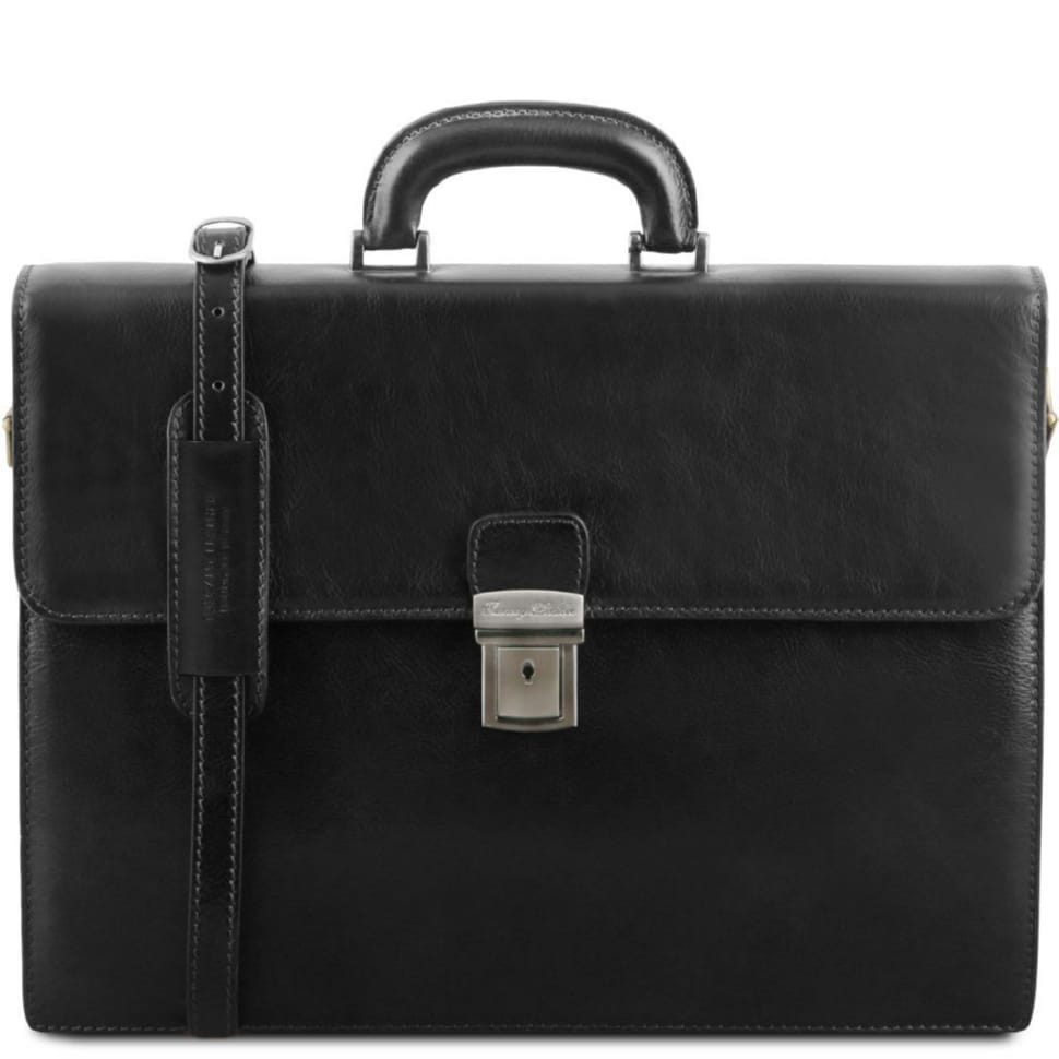 Шкіряний портфель на два відділення для чоловіків Tuscany Leather PARMA TL141350