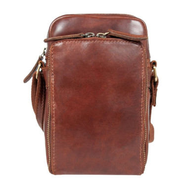 Cумка чоловіча Ashwood K41 Chestnut (Каштановий)