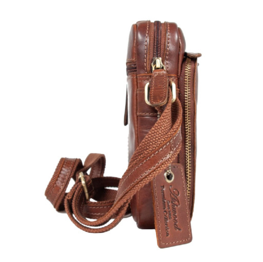 Cумка чоловіча Ashwood K41 Chestnut (Каштановий)