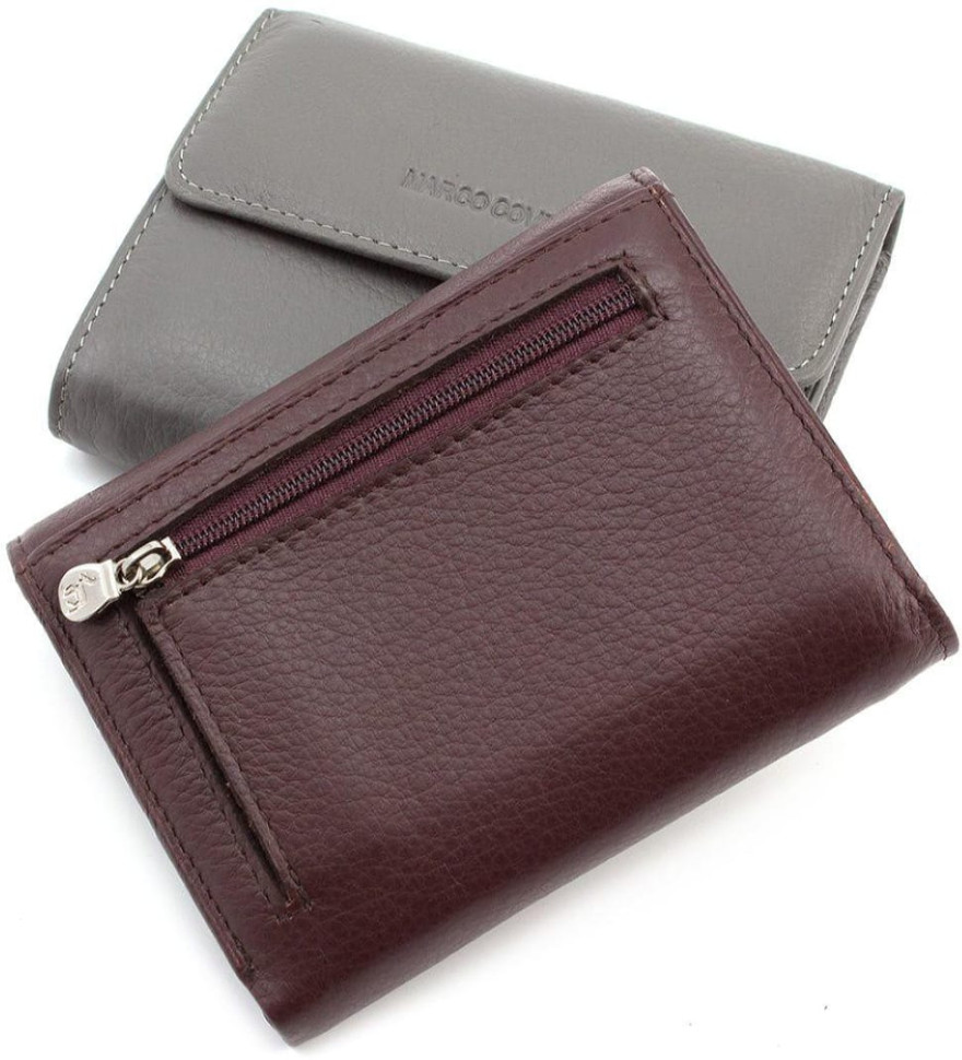 Women's Brown Leather Wallet Marco Coverna 2047A-8