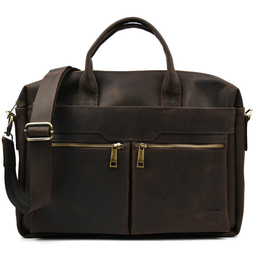 Extended Laptop Bag 15-17 Inch Brown TARWA RC-7122-3mdL