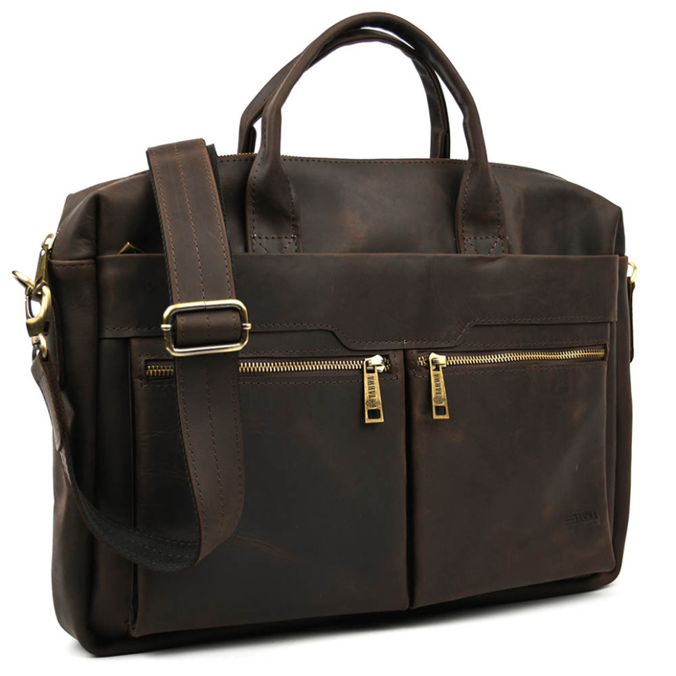 Extended Laptop Bag 15-17 Inch Brown TARWA RC-7122-3mdL