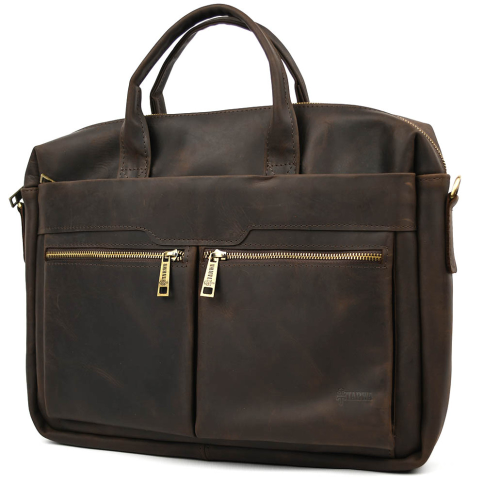 Extended Laptop Bag 15-17 Inch Brown TARWA RC-7122-3mdL