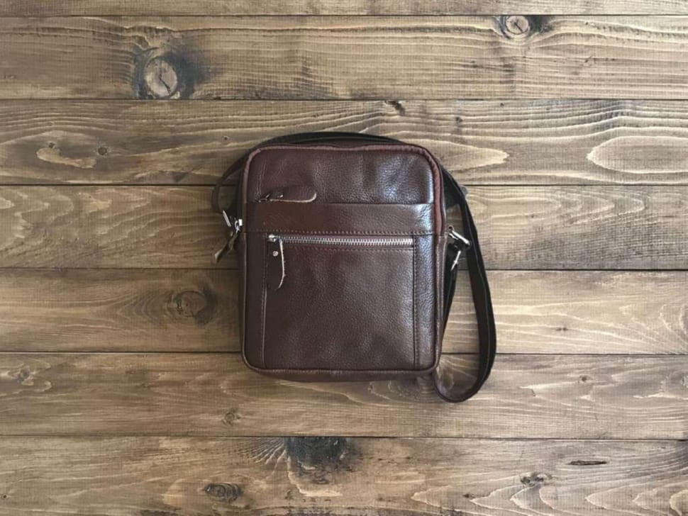 Чоловіча сумка на плече натуральна шкіра Tiding Bag M38-3922C