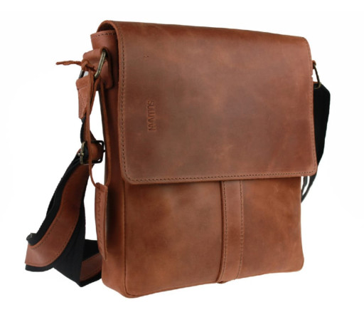 Сумка чоловіча шкіряна на плече SULLIVAN 35483(30) світло-коричнева